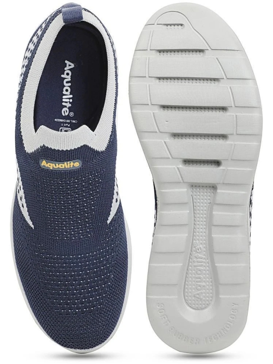 Aqualite Casual Lifestyle Shoes for Men Navy Mens Slip-on Shoes - None