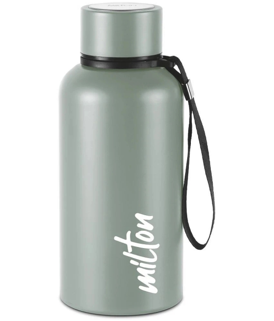 Milton Aura 500 Thermosteel Bottle, 520 ml, Grey | 24 Hours Hot and Cold | Easy to Carry | Rust Proof | Leak Proof | Tea | Coffee | Office| Gym | Home | Kitchen | Hiking | Trekking | Travel 