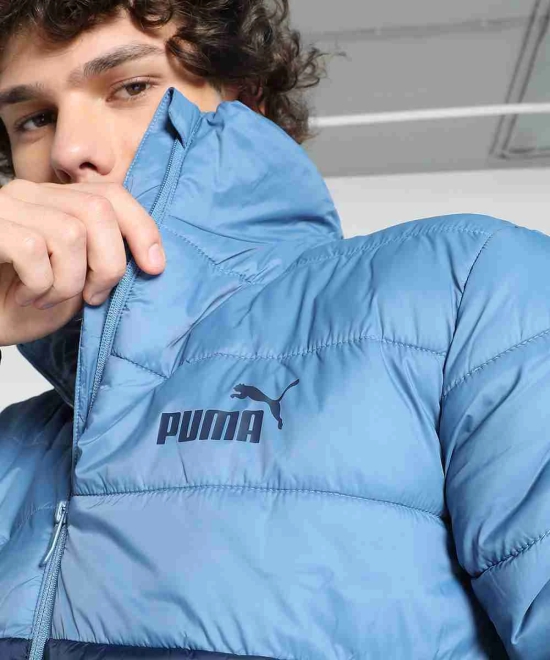 Mens Colorblock Woven Padded Jacket