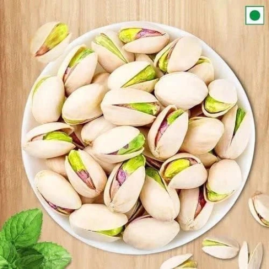 Yumful Roasted Salted Pistachios 1Kg | Healthy Dry Fruit Snack