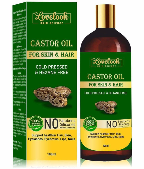 Lovelook Premium Cold Pressed Castor Oil - Pure 100 mL