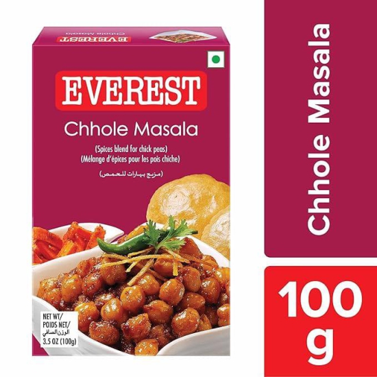 Everest Spices | Chhole Masala Powder | 100 Gm Each | Pack of 2| 200 Gm Pack