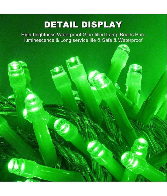 MIRADH - Green 10Mtr String Light ( Pack of 4 ) - Green