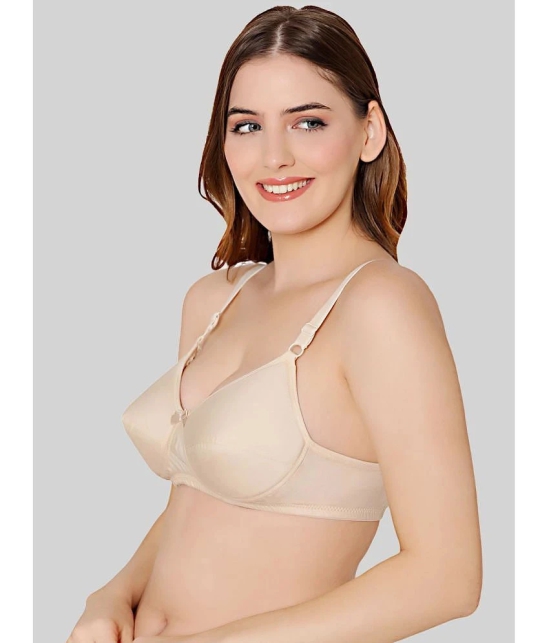 Bodycare Beige Cotton Heavily Padded Womens Everyday Bra ( Pack of 1 ) - None