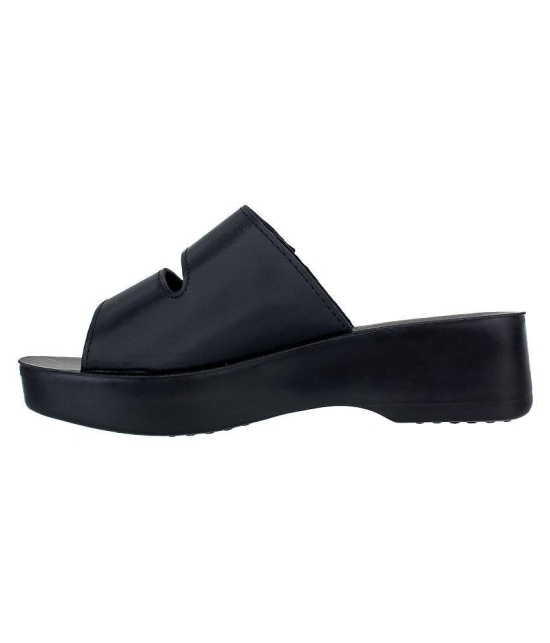 Inblu - Black Womens Slip On Heels - None