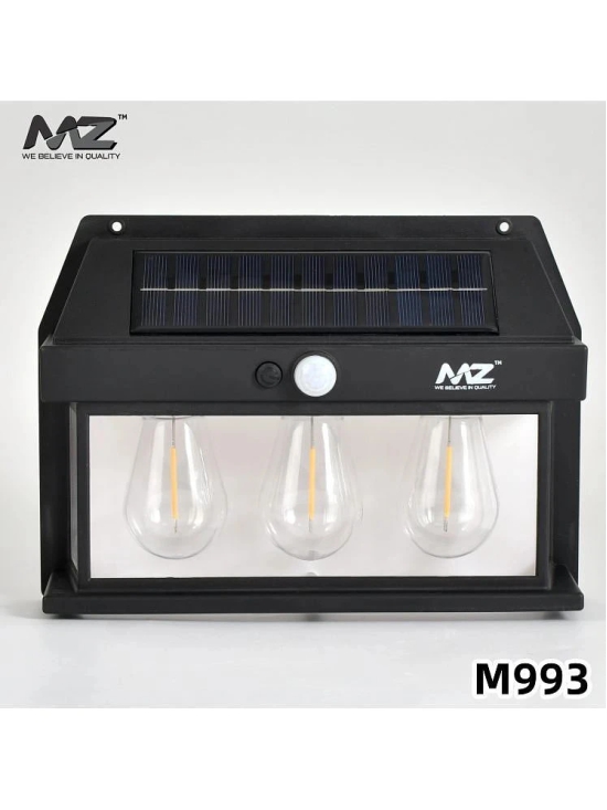 MZ 3W Solar Outdoor Wall Light ( Pack of 2 )