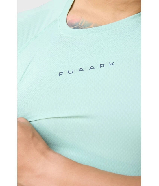 Fuaark Mint Green Polyester Slim Fit Mens Sports T-Shirt ( Pack of 1 ) - None