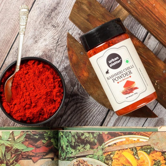 Urban Platter Kashmiri Red Chilli Powder, 100g (Medium Hot | Aromatic | Additive Free)