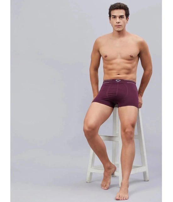 C9 Airwear Nylon Mens Trunks ( Maroon ) - None