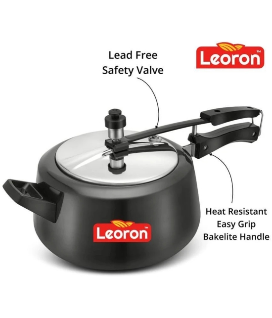 LEORON HANDI 5 L Hard Anodized InnerLid Pressure Cooker With Induction Base