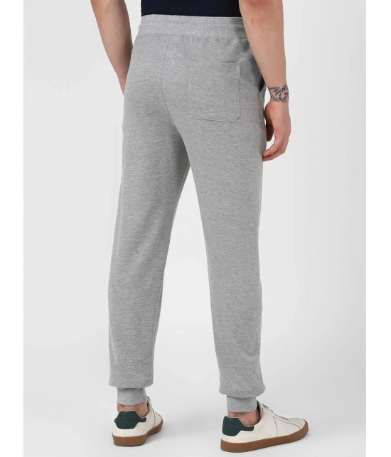 UrbanMark Men Regular Fit Solid Jogger-Grey Melange - None