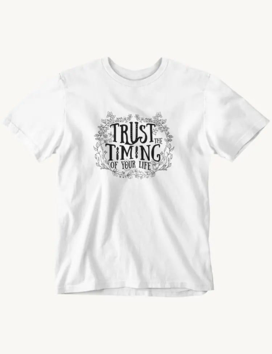 Trust the timing of your life - Unisex Oversized T-shirt