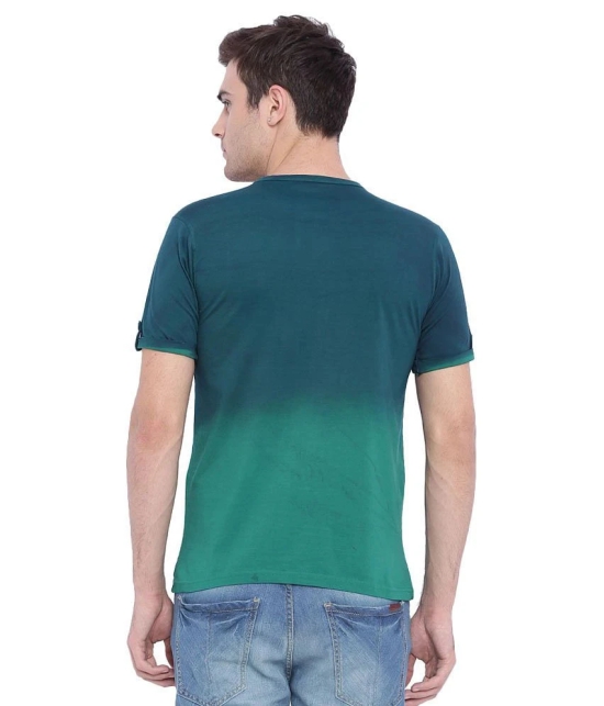 Campus Sutra - Blue Cotton Regular Fit Mens T-Shirt ( Pack of 1 ) - XL