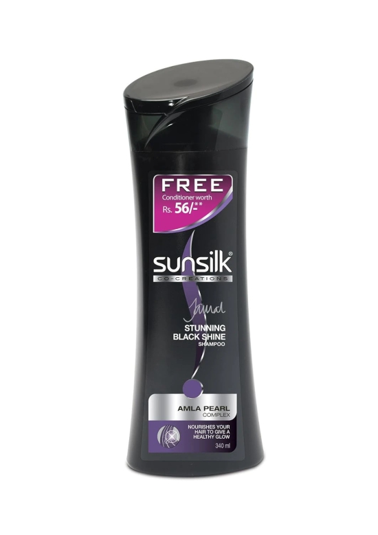 Sunsilk Stunning Black Shine Shampoo 340Ml