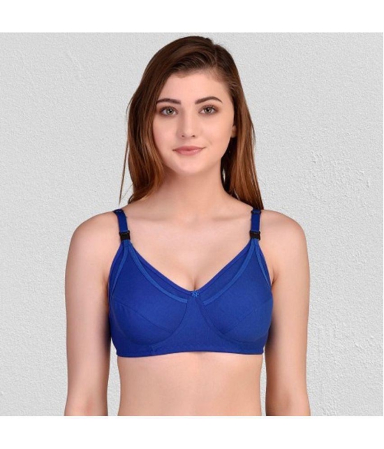 Zourt - Multicolor Cotton Solid Womens Maternity Bra ( Pack of 2 ) - 36B