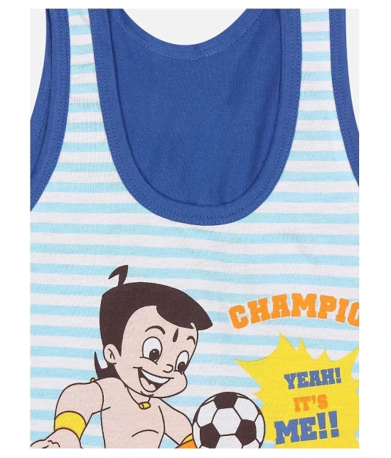 Bodycare Boys Multicolour Chhota Bheem Vest pack of 3 - None