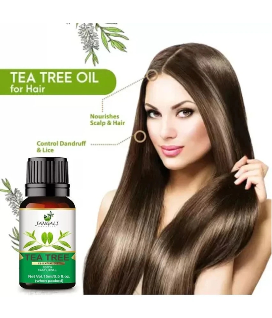 PURE Jangali ORGANICS Tea Tree Oil for Skin, Hair and Acne care 30ML