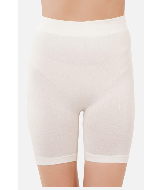 SELETA Cotton Capris - White Single - None