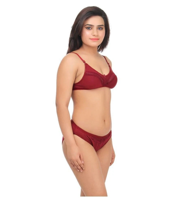 TCG Multi Color Lace Bra & Panty Set - 36