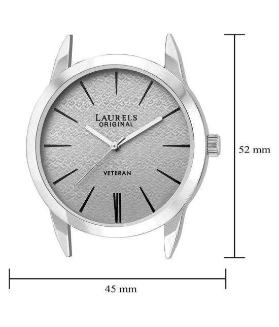 Laurels Silver Analog Watch