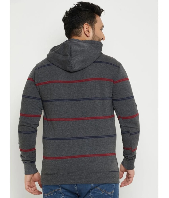 AUSTIVO Fleece Hooded Mens Sweatshirt - Grey ( Pack of 1 ) - None