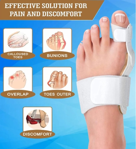 Silicone Toe Separator For Adults Bunion Corrector Splint Kit For Toe