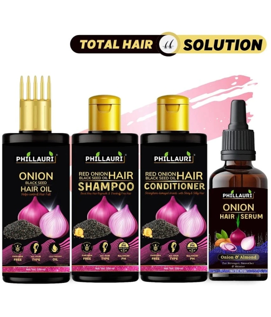 Jadibuti Hair Oil Anti Hair Loss & Hair Growth Hair Oil (100ml) + Shampoo (100ml) + Hair Conditioner (100ml) + Hair Serum (30ml)