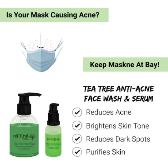 Tea Tree Face Wash for Acne Control & Oil Balancing 150ml