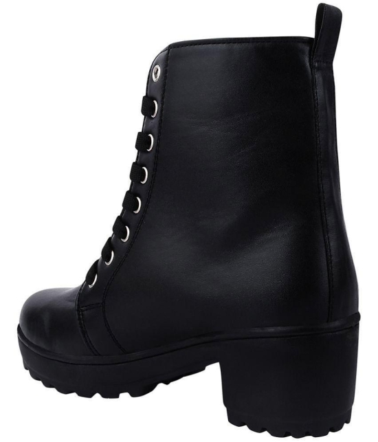 Shoetopia - Black Women''s Ankle Length Boots - None