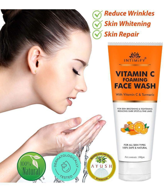 Intimify Vitamin C Face Wash, face wash, anti aging wrinkles face wash, anti aging face wash, 100 gm