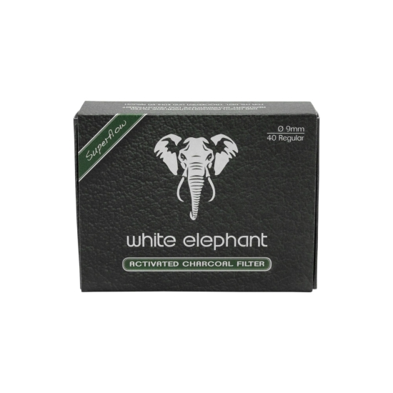 White Elephant Activated Charcoal Filter 9mm