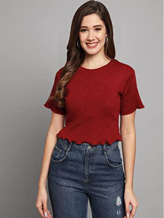 FUNDAY FASHION Casual Regular Solid Women Top