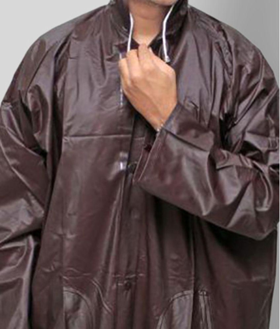 Goodluck Brown Rain Coat - 2XL