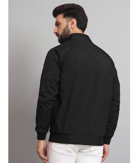 MXN Polyester Mens Casual Jacket - Black ( Pack of 1 ) - None