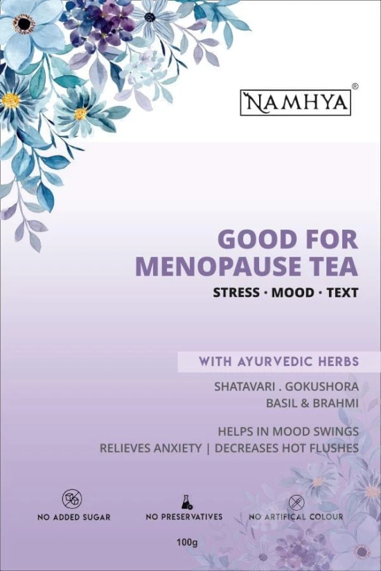 NAMHYA Good for Menopause Tea For Weight Management, Mood Swings and Good Sleep | 100 Grams