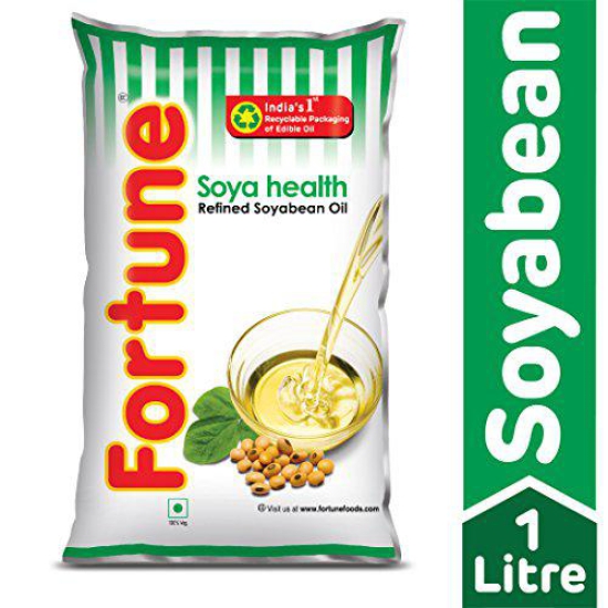 Fortune Soya Refined Oil Pouch 1L