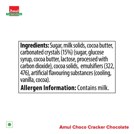 AMUL CHOCO CRACKER CHOCOLATE