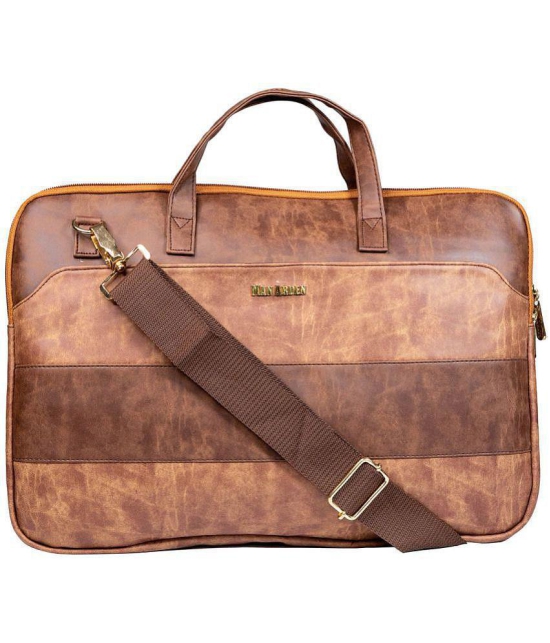 Man Arden 14 Ltrs Brown Laptop Bags