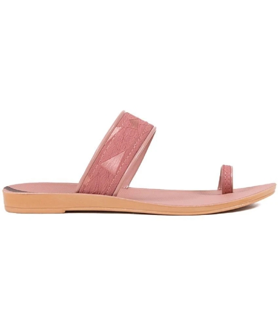 ASIAN Peach Womens Daily Slipper - None