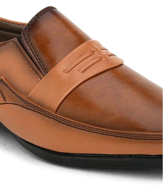 Sir Corbett Tan Mens Slip On Formal Shoes - None