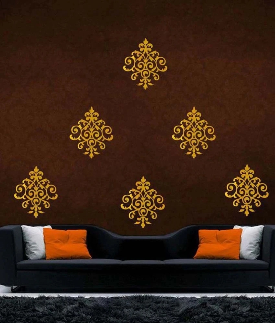 Decor Villa Floating Vinyl Gold Wall Stickers