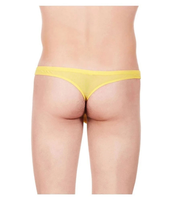 La Intimo Nylon Mens Trunks ( Yellow ) - S