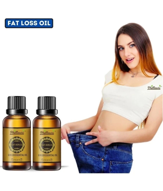 Phillauri Fat burning oil, Slimming oil, weight loss oil Shaping & Firming Oil 60 mL Pack of 2