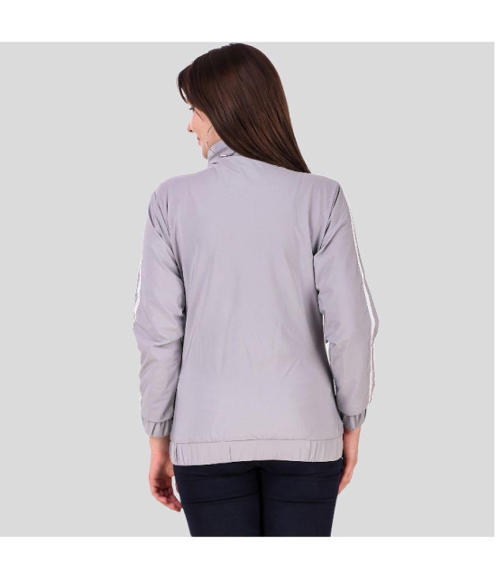 PPTHEFASHIONHUB - Polyester Grey Jackets - None