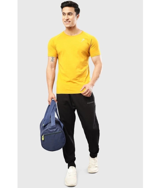 Fuaark Mustard Cotton Slim Fit Mens Sports T-Shirt ( Pack of 1 ) - None