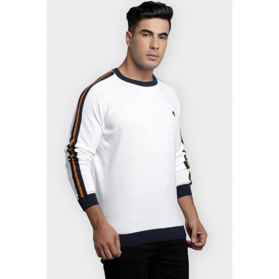 Mens White Sweater