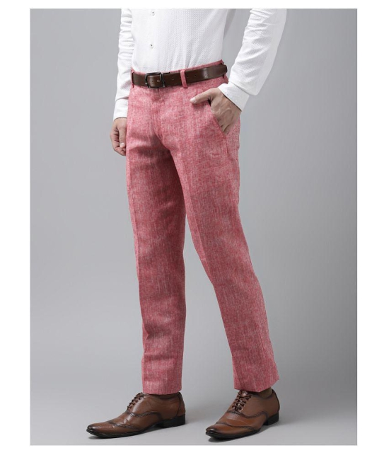 Hangup Red Regular -Fit Trousers - None