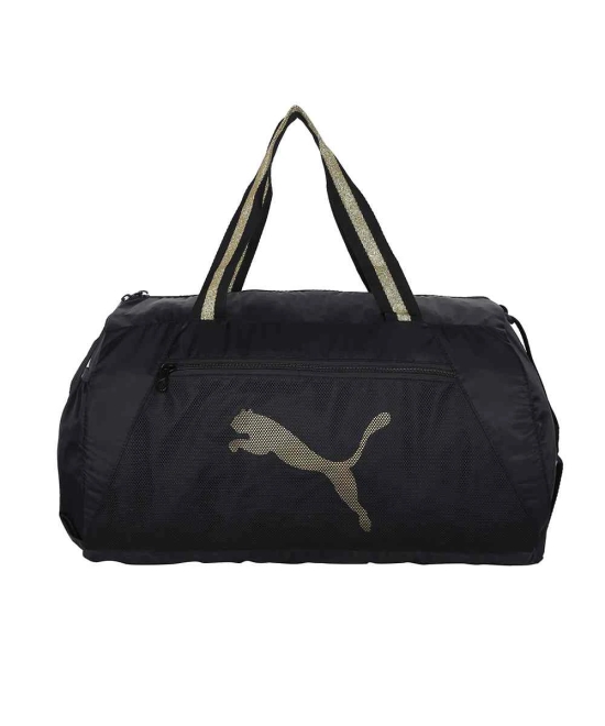 AT ESS barrel bag Puma Black-Bright Gold