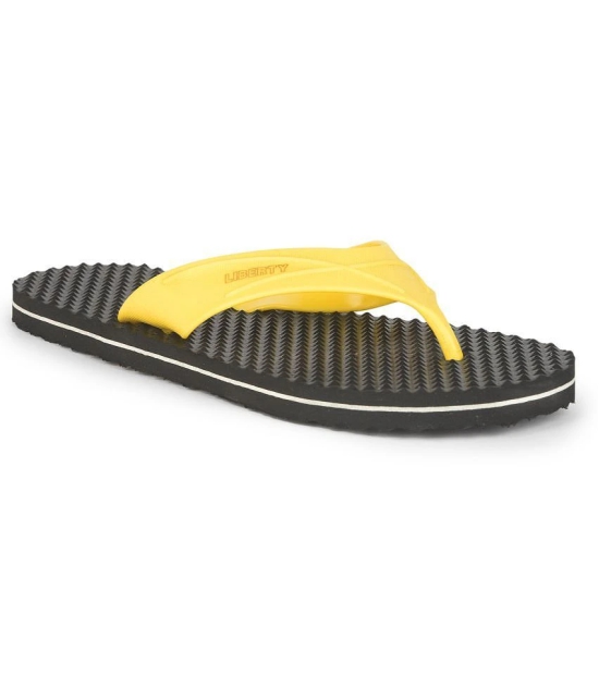 Liberty - Yellow Mens Thong Flip Flop - None