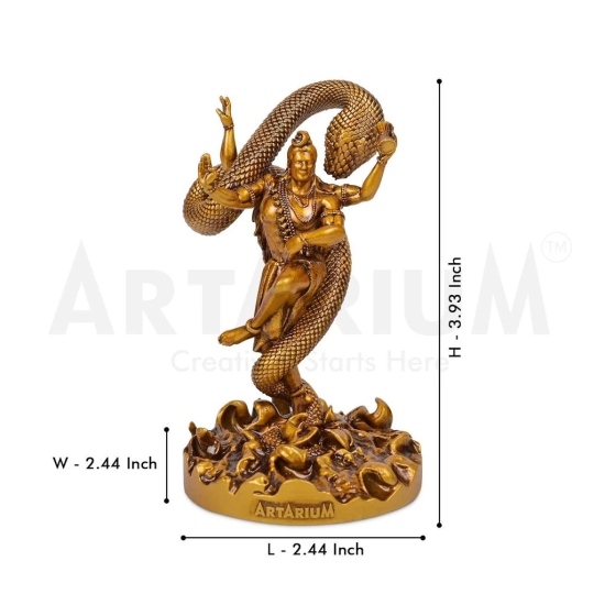 Artarium Car Dashboard Resin Mystical Shiva Idol Home Decor Item Mystical Shiva Murti Statue for Gift Pack of 1